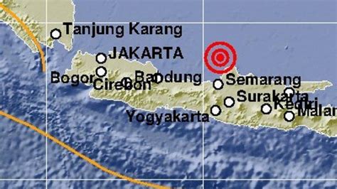 Info Gempa Hari Ini Jepara Jawa Tengah Diguncang Gempa Magnitudo 61