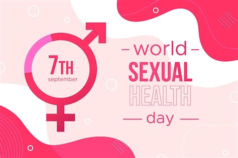 Free Vector World Sexual Health Day Background With Gender Signs