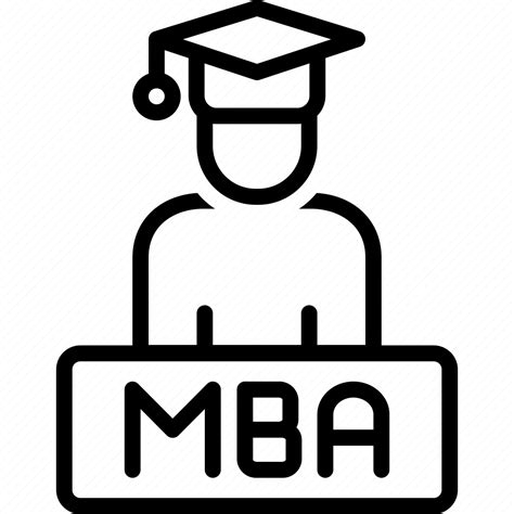 Mba Academic Degree Career Study Success Education Icon