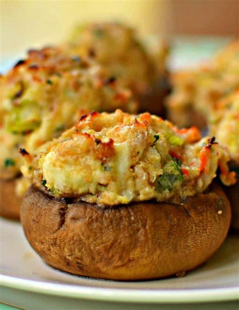 Crab Stuffed Mushrooms A Creamy Seafood Lovers Delight