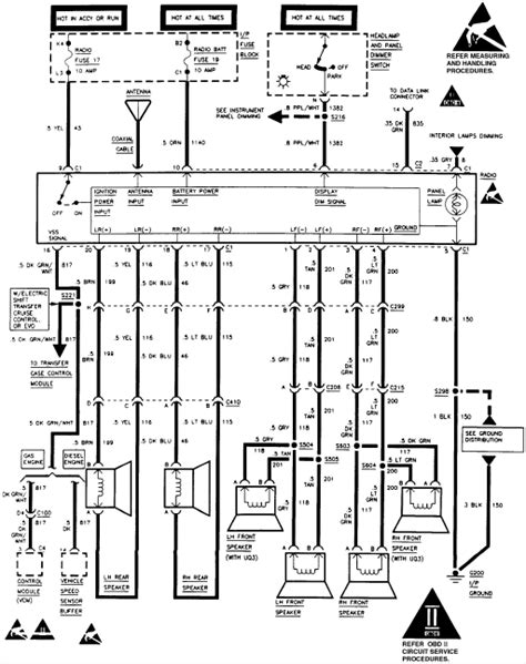 Home the12volts install bay vehicle wiring view all chevrolet vehicles 1999 chevy wiring diagram 1997 suburban wiring diagram wiring diagrams and schematics 99 chevy suburban power. What is the wire color for speaker in a 1997 gmc yukon four door truck