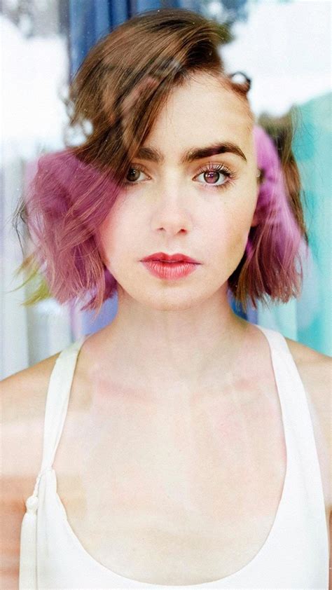 Celebrity Wallpapers Lily Collins Ultra Hd Mobile Wallpaper