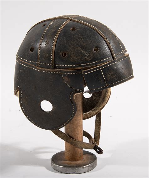 Sold Price Vintage Leather Football Helmet C1920s 30s February 6