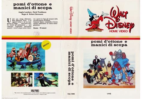 Bedknobs And Broomsticks On Walt Disney Home Video Italy Vhs