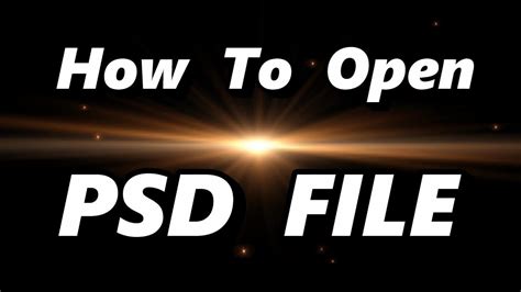 ️ How To Open A Psd File Using Windows And Convert Psd