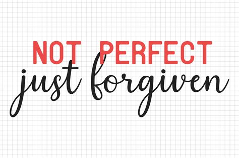 Not Perfect Just Forgiven Svg Graphic By Sublimation Studio · Creative