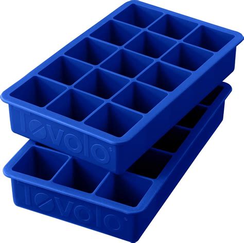 Tovolo Perfect Cube Ice Tray Set Of 2 Stratus Blue Uk