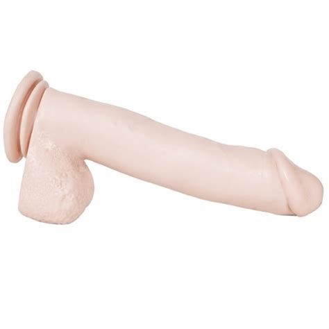 Basix 12 Dong Wsuction Cup Flesh Sex Toys At Adult Empire
