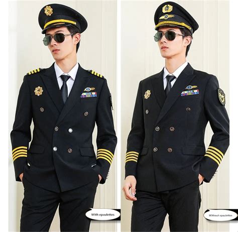 classical standard airline pilot uniform for men aviation uniform suit buy high quality pilot