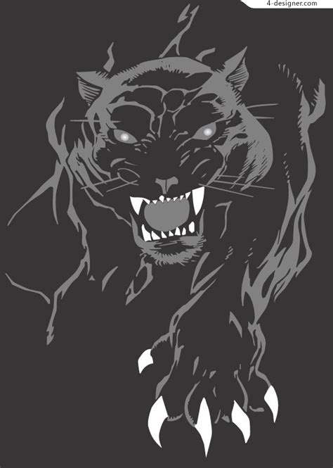 Panther Vector Image At Getdrawings Free Download