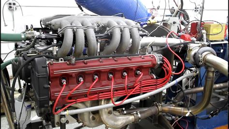 Twin Turbo Ferrari Testarossa On Engine Dyno Youtube