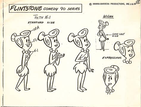 1994 Hanna Barbera Etching Of Wilma Flintstone 347 Of 500