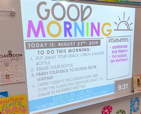 6 Tips For Your Classroom Morning Routine Teach Create Motivate