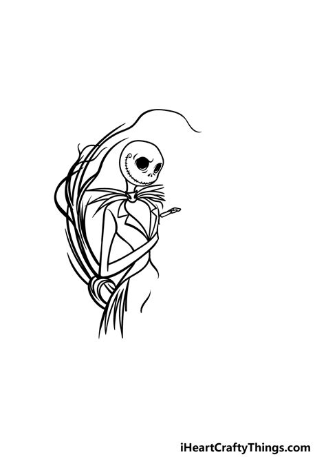 Jack And Sally Drawing How To Draw Jack And Sally Step By Step Vlrengbr