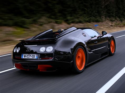 Bugatti Veyron Grand Sport Roadster Speed Orange