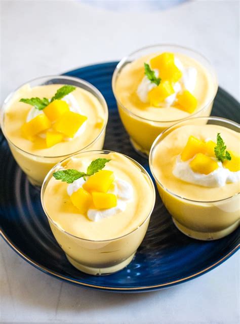 Easy Mango Mousse Recipe With Step By Step Photos I Knead To Eat