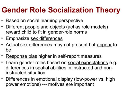 👍 Gender Socialization Theory Gender Schema Theory And Roles In