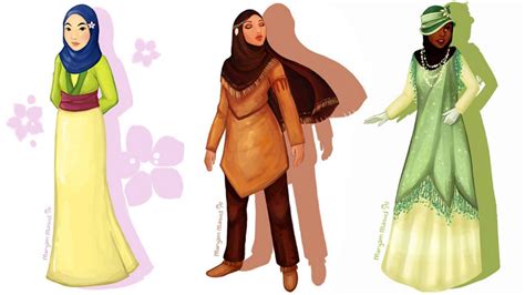 bay area artist reimagines disney characters with the hijab kqed