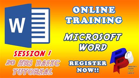 Basic Microsoft Word Training Youtube