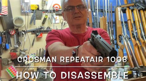 Crosman Repeatair 1008 Pellet Pistol Disassembly And Reassembly YouTube