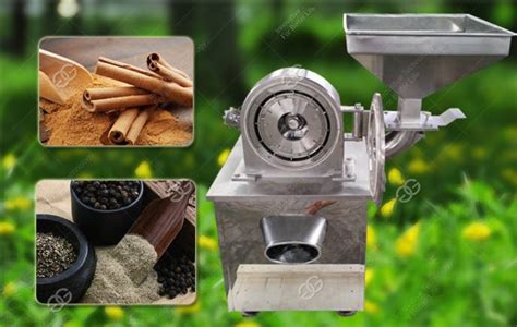 Dry Garlic Powder Milling Machine With 304 Stainless Steel