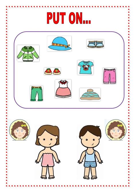 Put On Interactive Worksheet Activities Of Daily Living