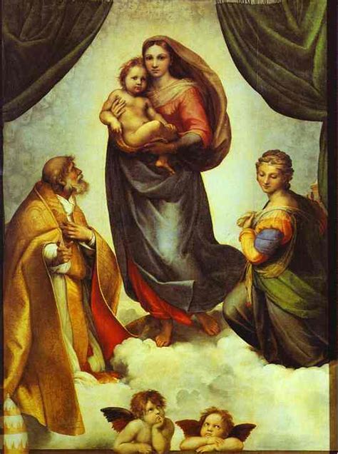 Raphael Renaissance Sistine Madonna Web Art Academy Web Art Academy