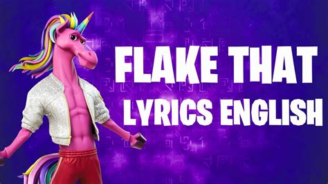 Flake That Lyrics English Flake Shake Fortnite Lobby Track