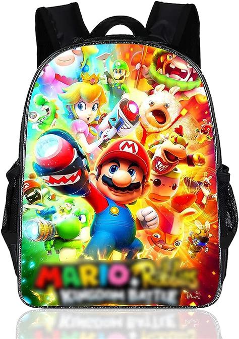 Super Mario Backpack School Bag For Kidsbkjj 3d Printed School