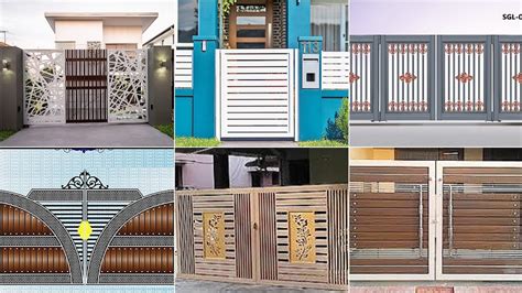 100 Modern Gate Designs 2021 Compound Wall Gate Designs Latest