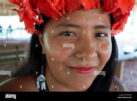 Portrait Of Native Girl Embera In The Village Of The Native Indian 110088 Hot Sex Picture