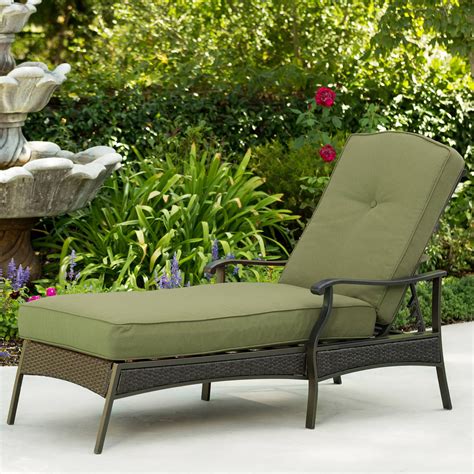 Better Homes And Gardens Providence Outdoor Chaise Lounge Green
