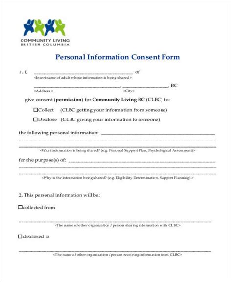 Free 10 Sample Personal Information Forms In Pdf Ms
