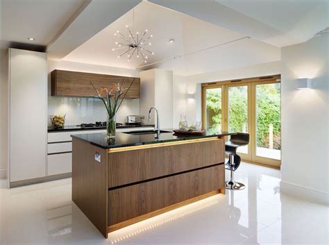 In fact, it became a necessity not a choice. Modern Kitchen with LED strip lights | Modern kitchen ...