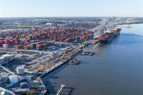 Port Of Savannah Receives East Coasts Largest Sts Cranes