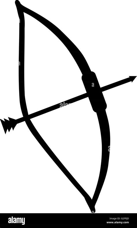 Arrow Bow And Arrow Black And White Stock Photos And Images Alamy