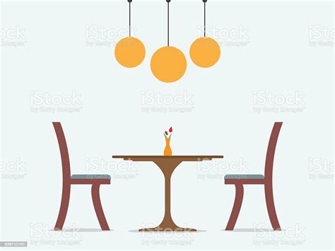 Dining Room Interior Design Stock Illustration Download Image Now