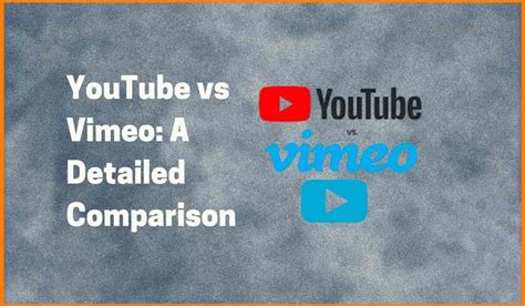The Detailed Comparison Between Youtube And Vimeo Which One Is Better