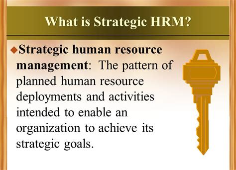Principles Of Strategic Hrm Human Resource Management
