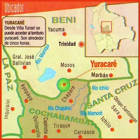 Los Yuracaré Historia Literatura Educación De Bolivia Mapas