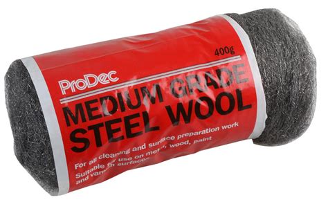 Steel Wool Grade 1 Prodec Steel Wool Medium 400g