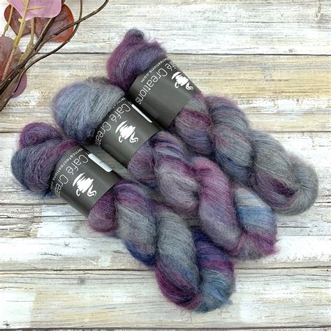 Constellation Mohair Silk Hand Dyed Yarn