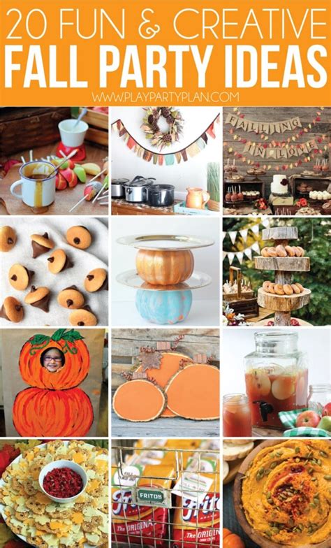 20 Amazing Fall Party Ideas Youll Fall In Love With Play Party Plan