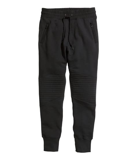 Handm Sweatpants In Black For Men Lyst