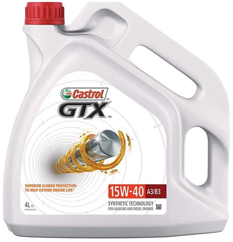 Castrol Gtx Engine Oil 15w 40 A3b3 Oil 4 Litre R S Cars Bedfordshire Ltd