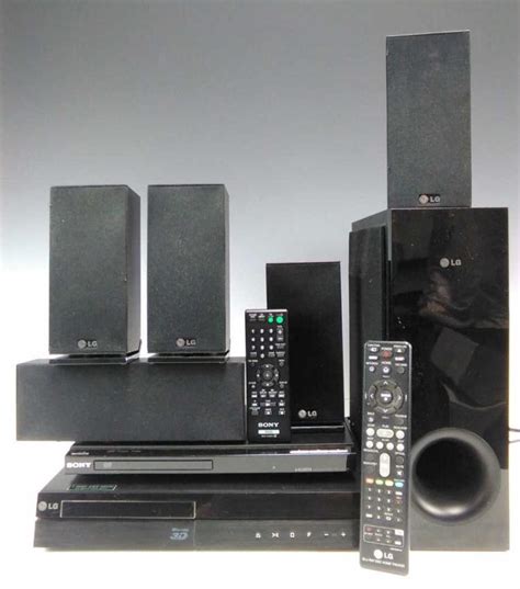 Sold Price Lg Blue Ray 3d Player And Speaker System And Sony Dvd Invalid