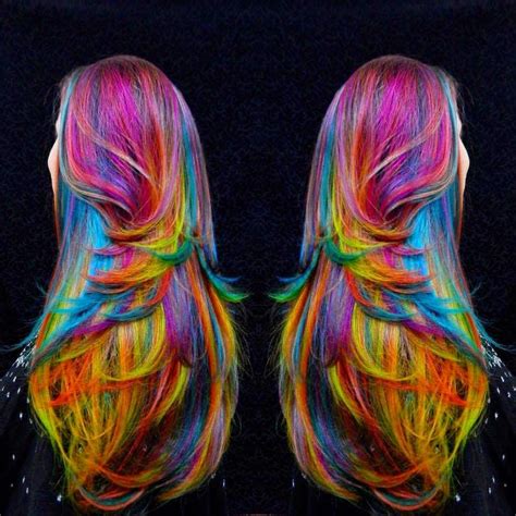 Omg I Love Your Hair Shear Image Hair Salon Rainbow Hair Color