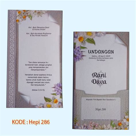 Jual Kertas Blangko Undangan Hepi 286 Murah Shopee Indonesia