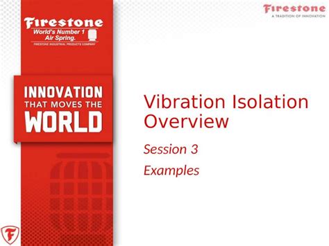 Pptx Vibration Isolation Overview Session Examples Choosing The