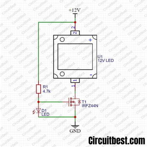 Simple 12v Led Flasher Circuit Diagram Iot Wiring Diagram